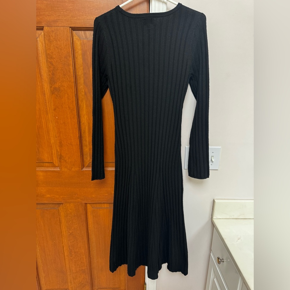 New W Tag Women's Long Sleeve Midi Ribbed Sweater Dress - A New Day™ - Picture 2 of 7